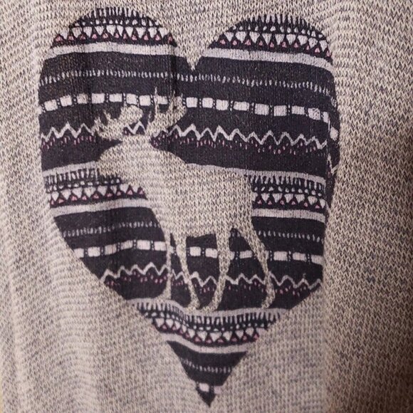 Abercrombie Kids Girls Grey Asymmetrical Sweater Knit Tank Top Medium - Picture 3 of 5